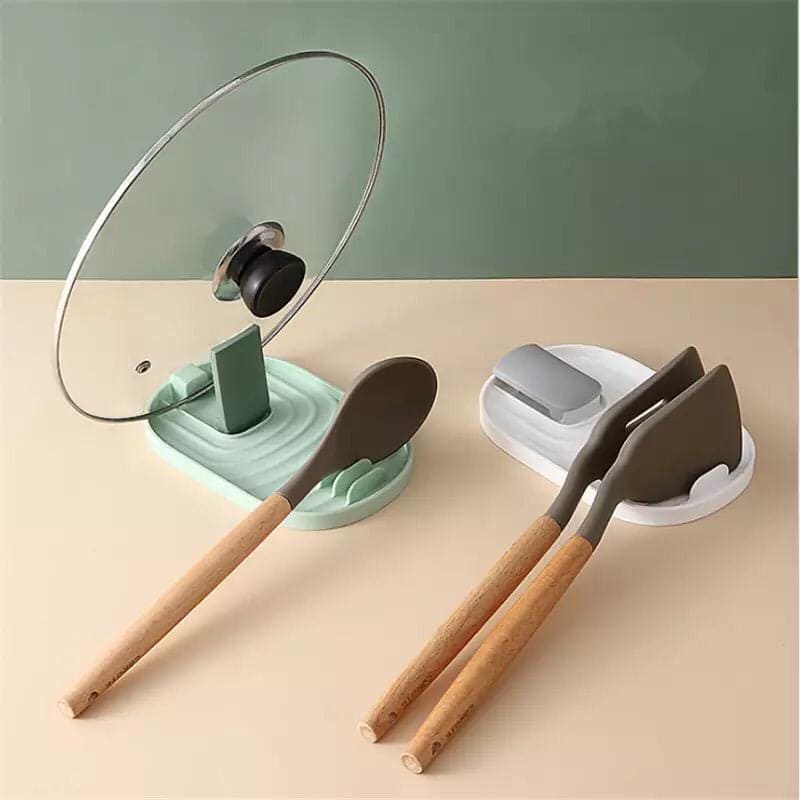 Kitchen Spatula Spoon Rest, Pot Lid Holder, Kitchen Utensil Storage, Multi-functional Rack Kitchen Gadget Kitchen Spatula Spoon Rest, Pot Lid Holder, Kitchen Utensil Storage, Multi-functional Rack Kitchen Gadget
